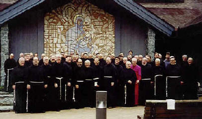 Group of Friars at Chapter