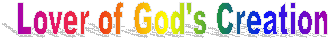 Lover of God's Creation