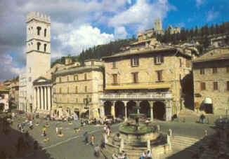 piazza Assisi Italy - Temple of Minerva