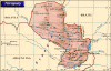 Map of Paraguay - South America